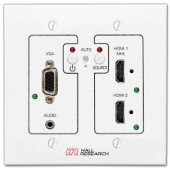 Hall Reseach Auto-Switching Wall Plate Switcher / Sender UHBX-SW3-WP 